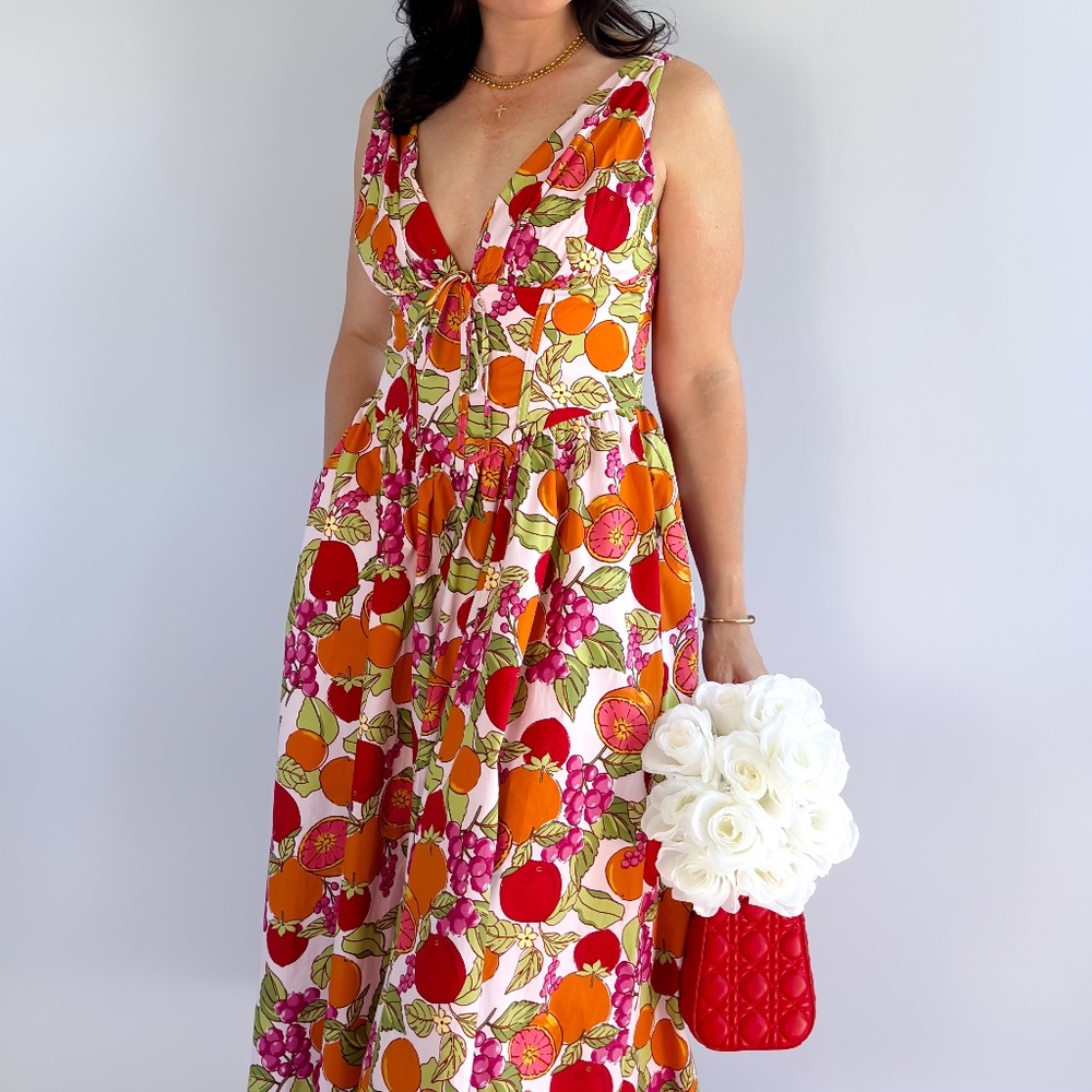 Midi Length Cotton Summer Dresses | Corset Dress - Picture 10 of 16